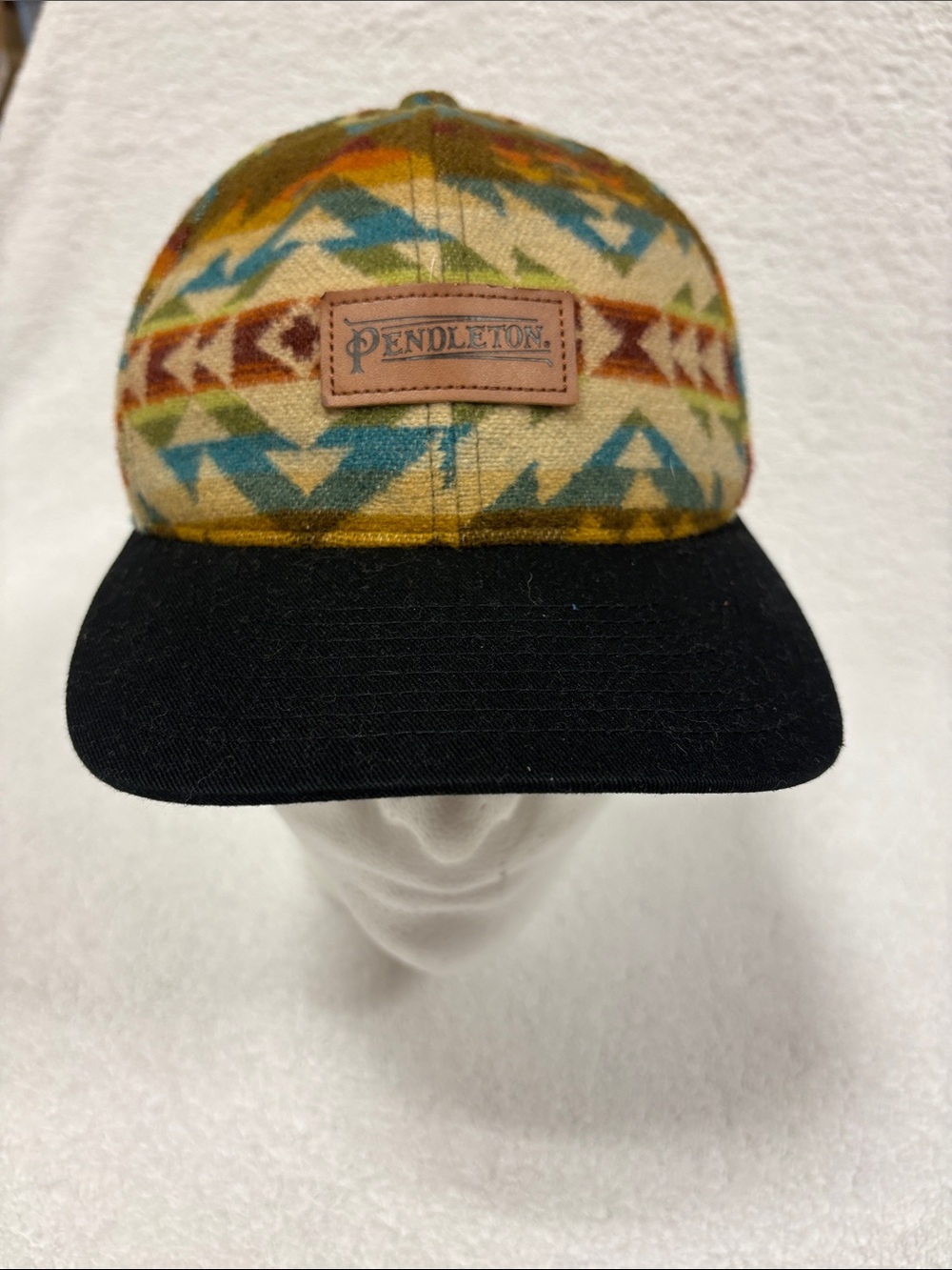 Pendleton Classic aztec yupooing wool blend snap back multi color
